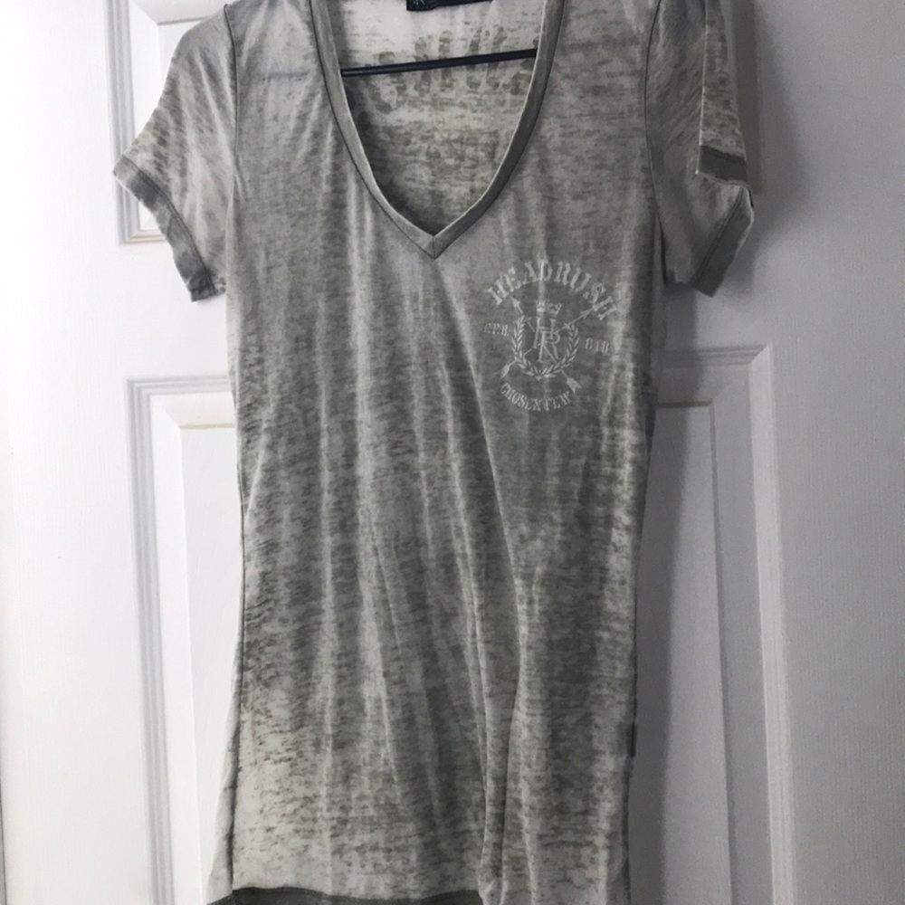 Headrush Graphic V Neck Tee
